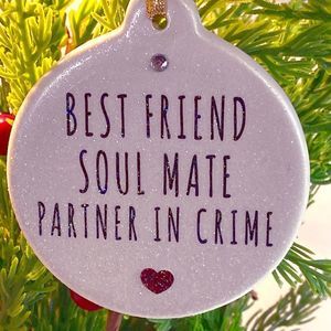 Best Friend Soulmate Partner in Crime Christmas
